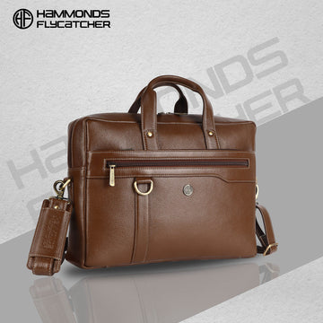 Genuine Leather Office Laptop Bags - Fits MacBook, Notebook up to 16 Inch - 1 Year Warranty