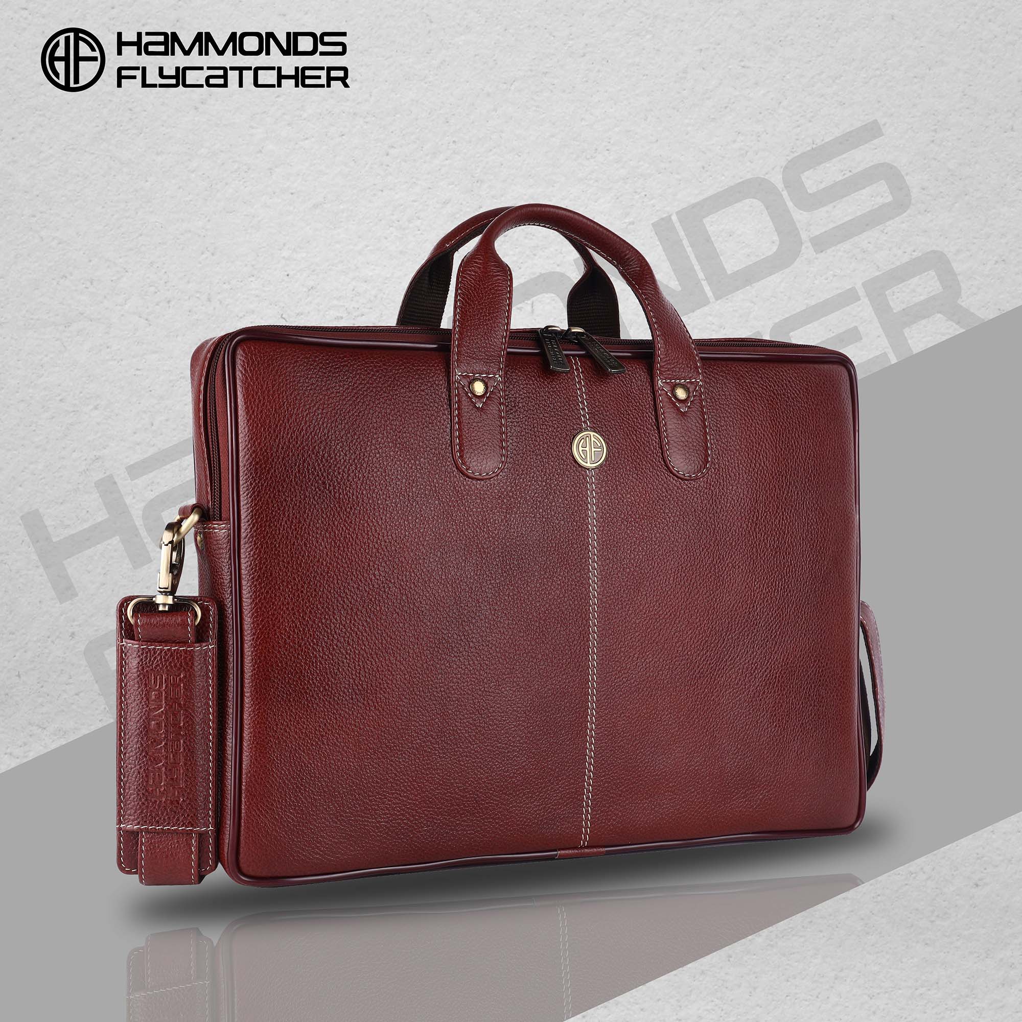 Genuine Leather Laptop Bag for Men - Office Bag - Fits Up to 14/15.6/16 Inch Laptop/MacBook