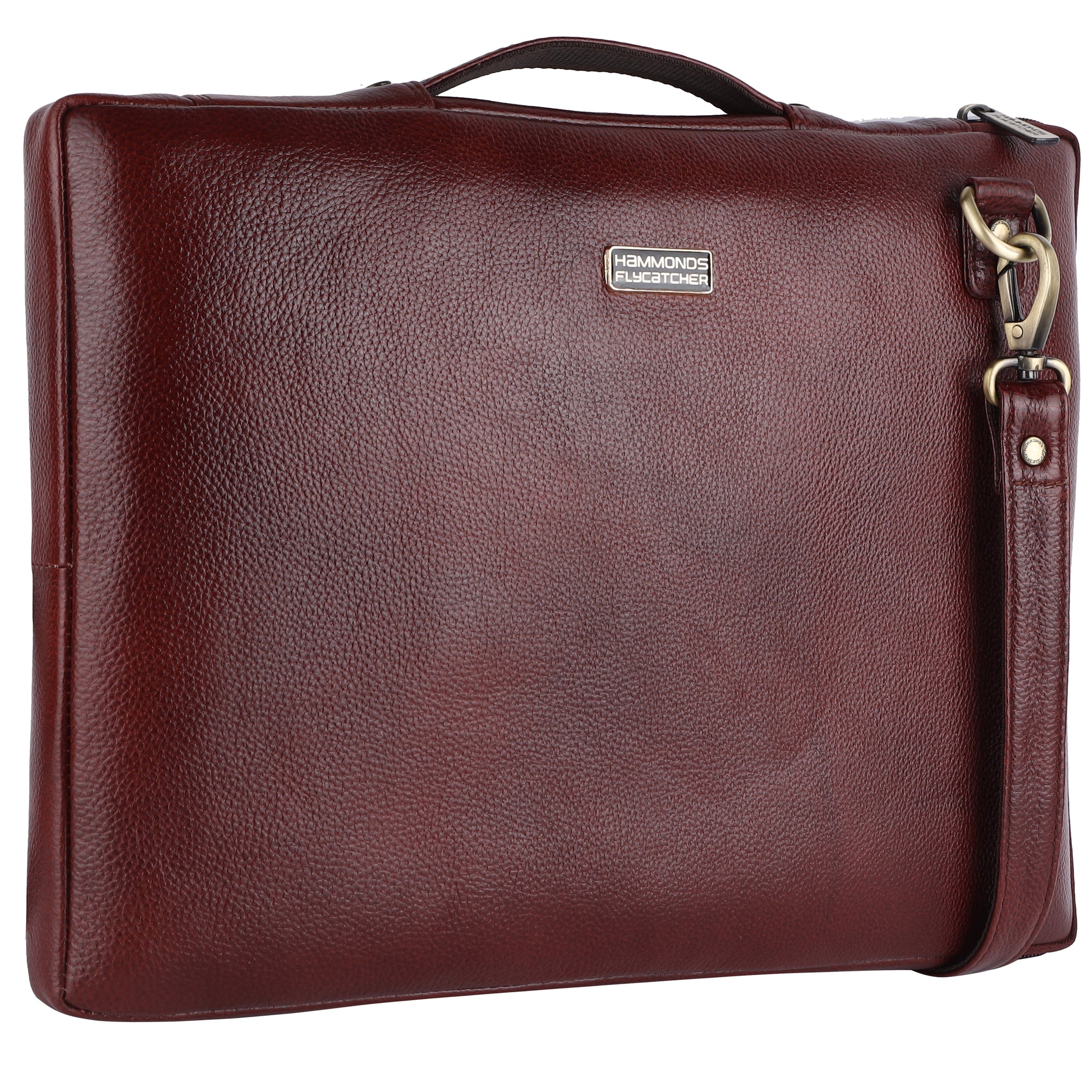 Genuine Leather Stylish Slim Laptop Sleeve Bag - Fits up to 15.6 Inch Laptop/MacBook