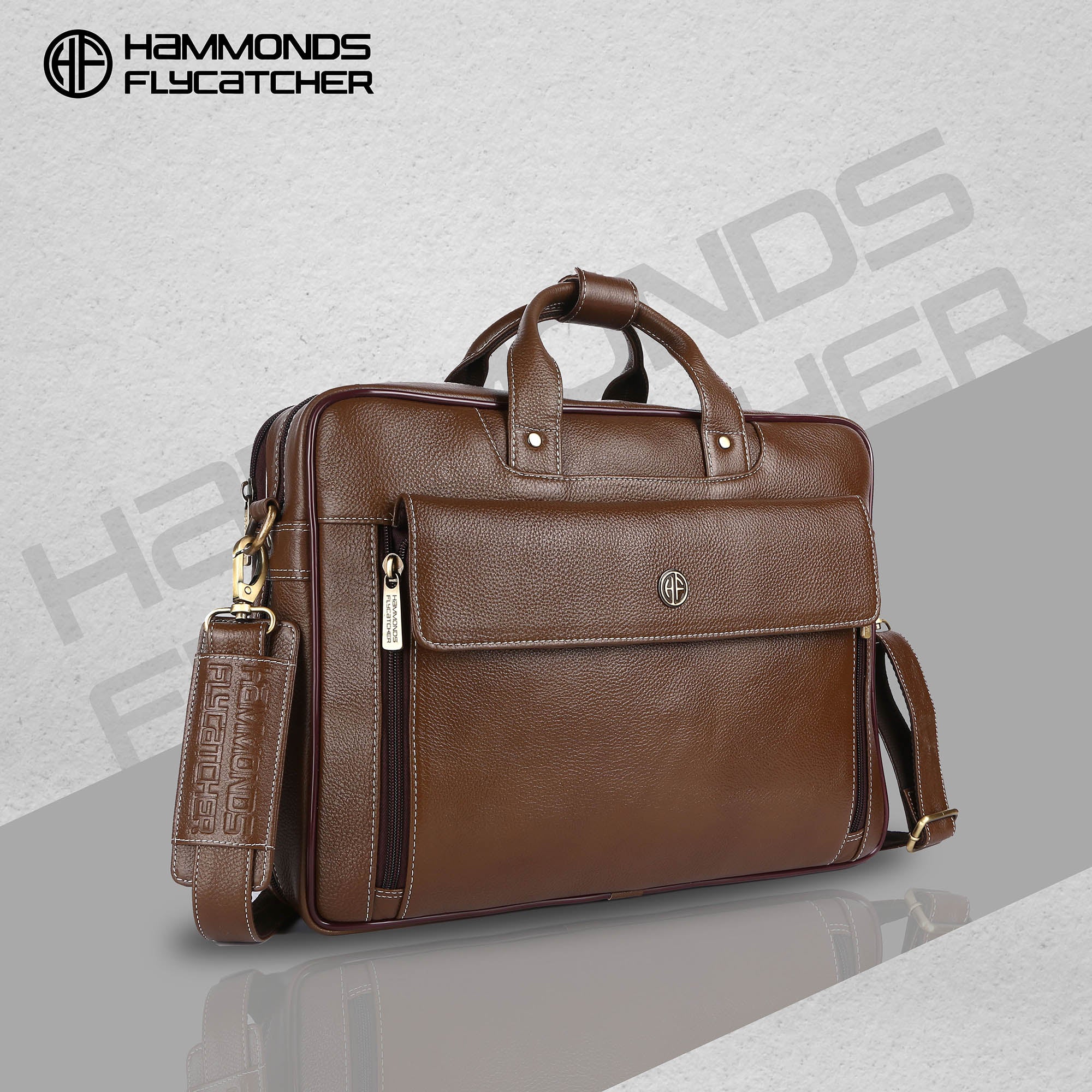 Hammonds flycatcher genuine leather 13 inch messenger bag best sale